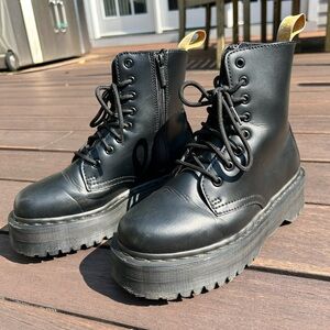 Dr Martens Vegan Jadon II Boot Mono Platforms EUC